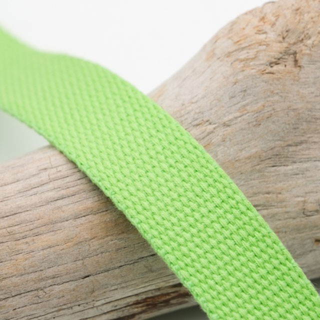 Sangle Coton 30MM Vert Fluo - Maison Klem